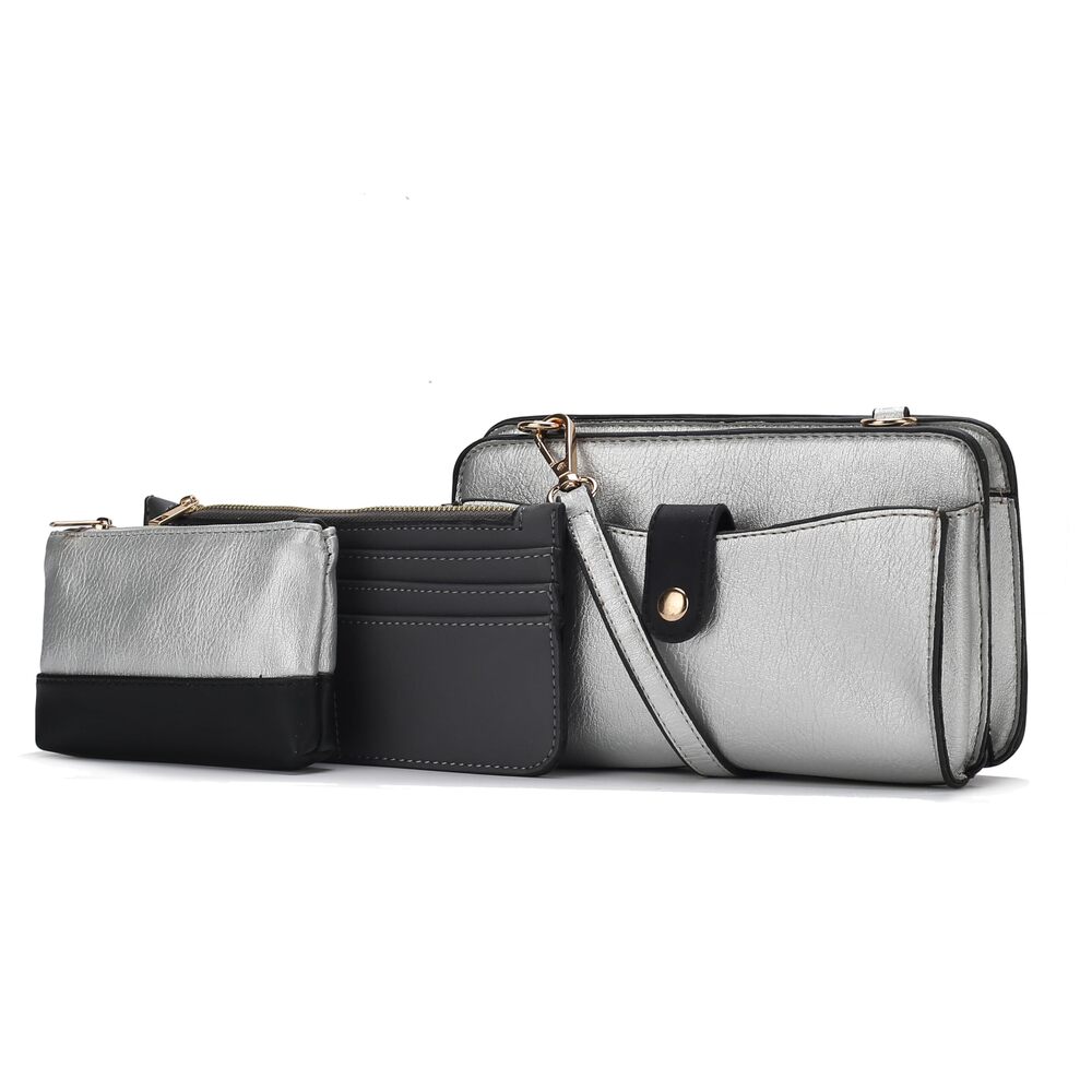 1874 Crossbody bag , Vegan Leather Shoulder Bag Handbag Purse with Card